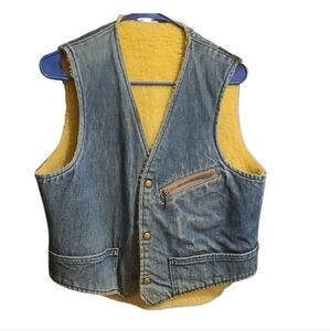 Carter's Denim Vest with Red Tag And Wool Lining